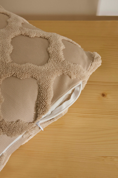 Kaşmir Home Juana Throw Pillow Cover Beige