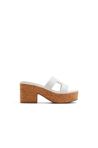 Call it Spring White Halerria Heeled Sandals For Women