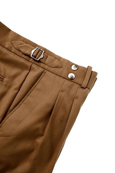 Kadir Büyükkaya Double Pleated Viscose Men's Trousers - Kav2251W