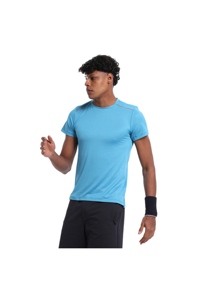 Sportive Conforto 4 Erkek Mavi Günlük Stil T-Shirt 25YE007-MAVI