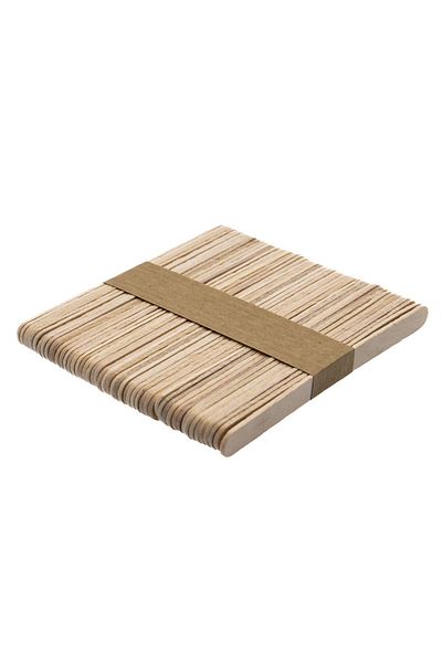 Generic Resin art set of 50 bamboo wood craft sticks 11.5cm