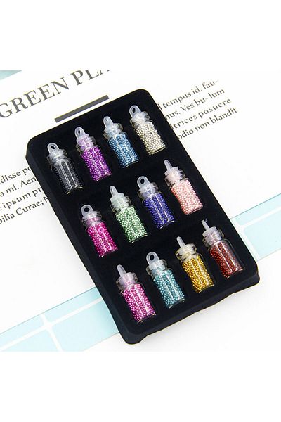 Generic Resin and nails art particle set of 12 types g-292