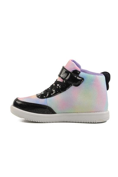WALKWAY Black Velcro Girls' Sneaker