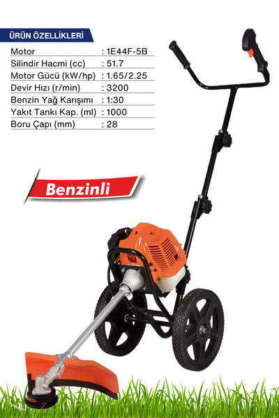 Mur-Cell ST-01  Benzinli Tekerlekli Çim Biçme Makinesi