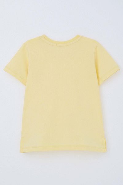 Breeze Boy's T-Shirt Cool Text Emblem Pocket 1.5-5 Years, Yellow