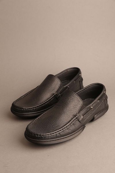 Gondol Loafer clasic pentru bărbați din piele naturală negru 42 ttx.20176