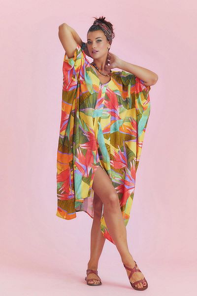 Los banditos Ethnic Patterned Backless Bohemian Summer Dress