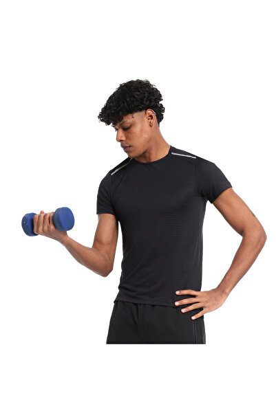 Sportive Conforto 4 Erkek Siyah Günlük Stil T-Shirt 25YE007-SYH