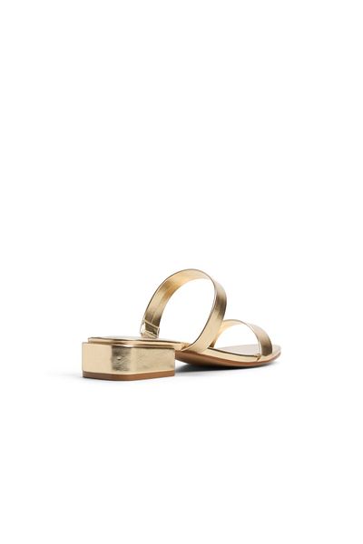 Call it Spring Gold Leaah Heeled Sandals For Women