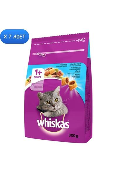 Whiskas Ton Balıklı Yetişkin Kedi Kuru Maması 7x300 gr