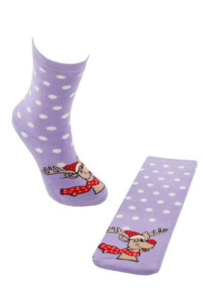 DoDe Flora Παιδική βαμβακερή εσωτερική πετσέτα πουά με μοτίβο υποδοχή Πρωτοχρονιάτικη κάλτσα