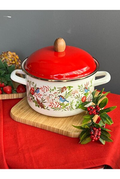 Miss Betty Mi̇ra Enamel Pot 20cm