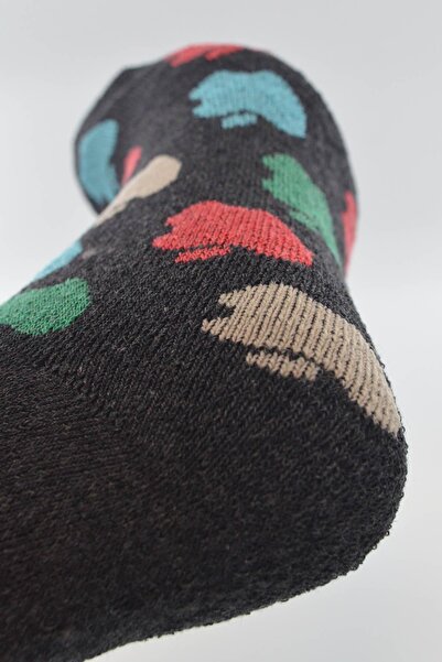 DoDe Flora Towel Booties Socks Women's Patterned Cotton