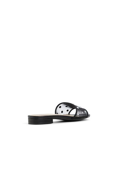 Call it Spring Black Overflow Sakinah Flat Sandals For Women