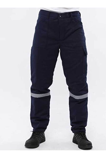 Çamdalı İş Elbiseleri 7X7 Quilted Winter Work Pants Navy Blue