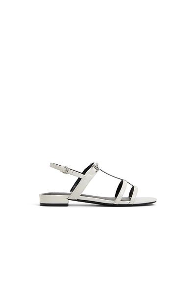 Call it Spring White Mattea Flat Sandals For Women