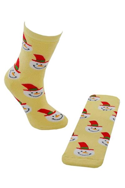 DoDe Flora Детски памучни вътрешни кърпички с мотив Кардам Адам Коледни чорапи