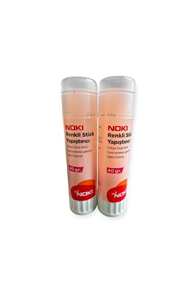 Noki Renkli Stick Yapıştırıcı 40gr 2 Adet ( Büyük Boy )