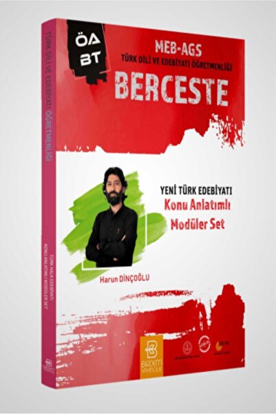 Birdem Yayıncılık Berceste 2025 MEB AGS ÖABT Yeni Türk Edebiyatı Konu Anlatım...