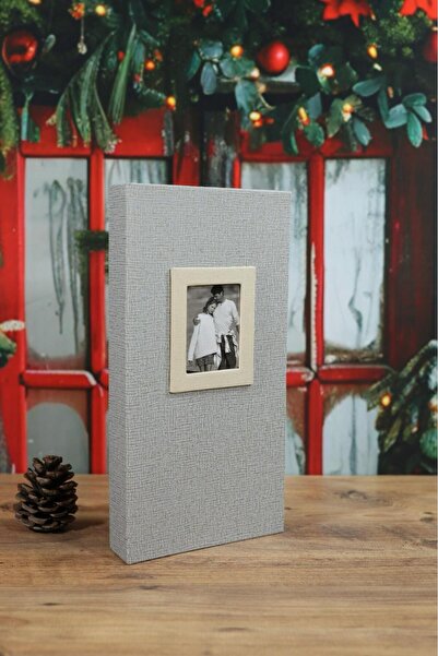 NRCN ألبوم صور فاخر منقوش من القطن مقاس 10 × 15 سم مكون من 300 قطعة (MINK)