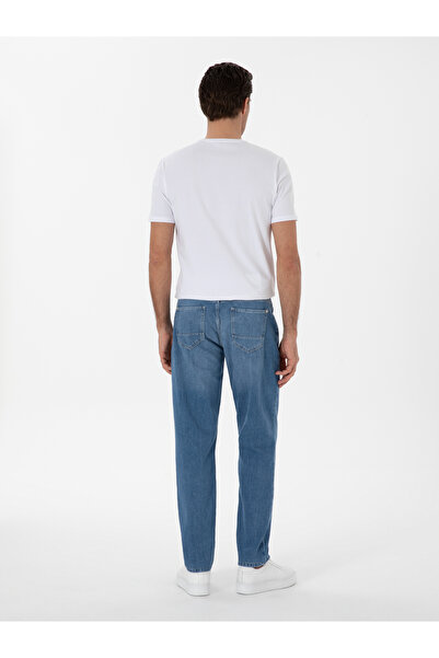 Cacharel Mavi Slim Fit Pamuk Karışımlı Jean Pantolon 50306185-VR036