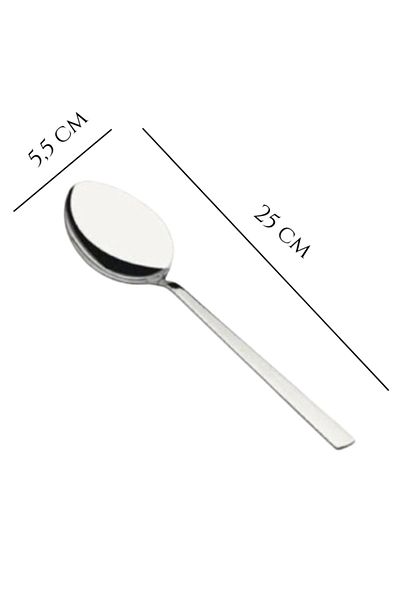 ONAY HOME 3 Piece Steel Mini Serving Set, Ladle, Spoon, Colander, Sauce Serving Set