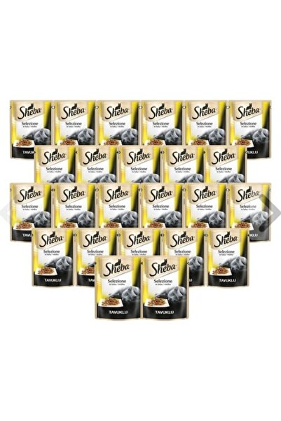 SHEBA Tavuklu Yetişkin Kedi Yaş Maması 24 X 85 gr