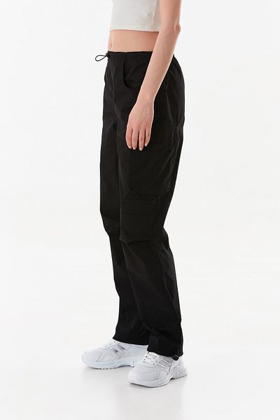 Fulla Moda Parachute Fabric Trousers with Belts and Leg Stoppers and Cargo Pockets