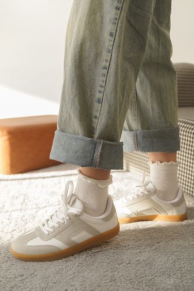 Moda Değirmeni Pantofi pantofi pentru femei, gri-alb, cu blocuri de culoare MD1095-101-0002