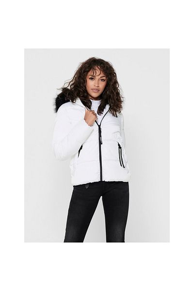 ONLY 15205638 Women's Coat White
