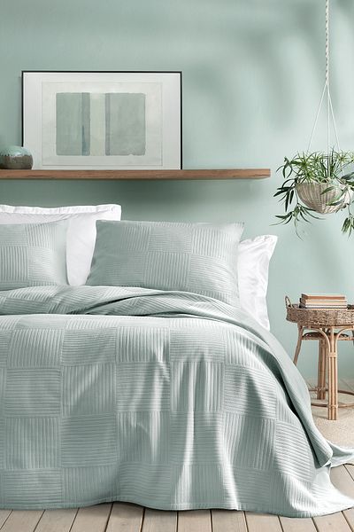 Yataş Lukkas Double Bedspread Set - Sage