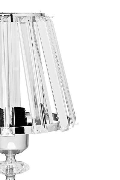 EvLight Silver Lampshade with Crystal Stone
