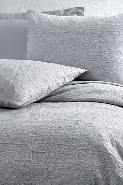 Yataş Matte Double Bedspread Set - Gray