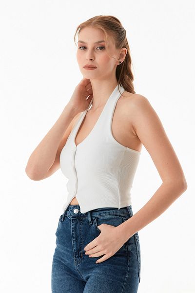 Fulla Moda سترة بأزرار الرقبة