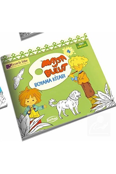 Burhan Yayınları كتاب تلوين مايسا وسحابة 4