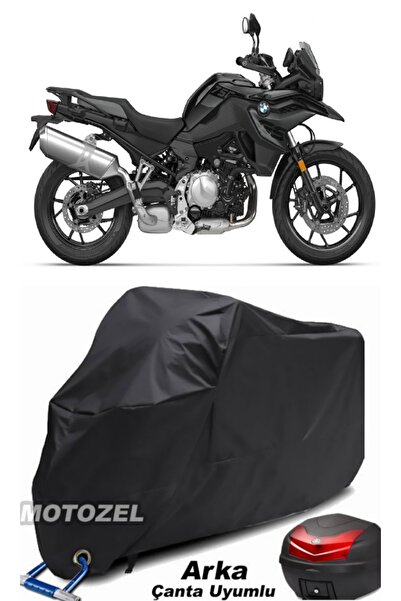 MotoZEL حقيبة خلفية سوداء لدراجة نارية Bmw F 750 GS وقماش قنب مقاوم للماء ومت...