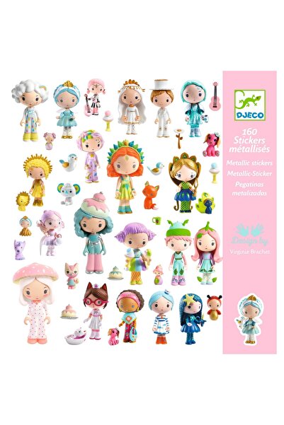 djeco Tinyly metal stickers, Djeco, varied kids collection