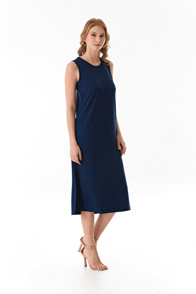 Fulla Moda Βασικό φόρεμα με σχισμή