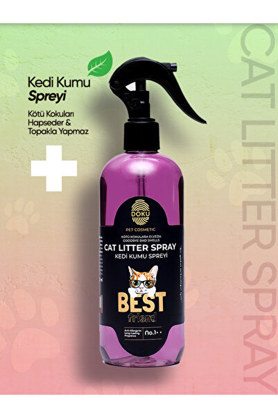Doku Kedi Kumu Spreyi 400 ml | Topaklanma Yapmayan Kedi Kumu Koku Giderici Sprey