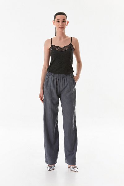 Fulla Moda Wrapped Fabric Lace Strap Bodysuit