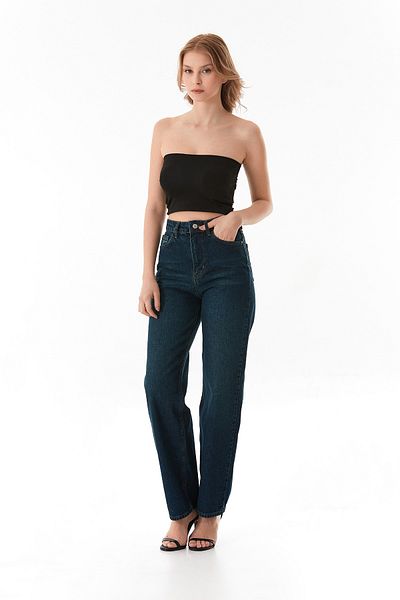 Fulla Moda Basic Covered Strapless Bustier