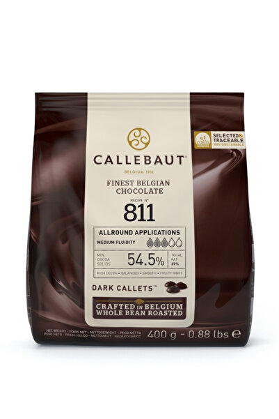Callebaut 811 Bitter Küvertür Drop Çikolata 400 gr