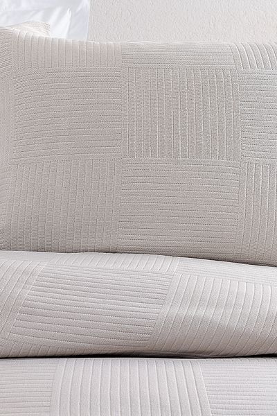 Yataş Beige Lukka Double Bed Cover Set