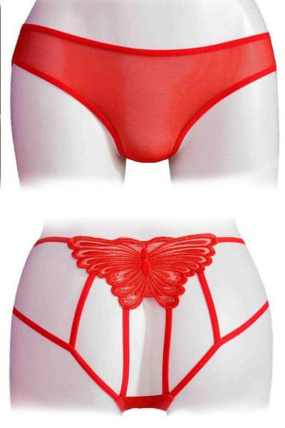 Helena Paris Women's Back Butterfly Detailed String Slip Panties (2762)