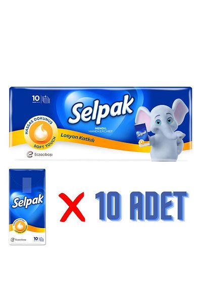 Selpak Lotion Wipes 10 pcs