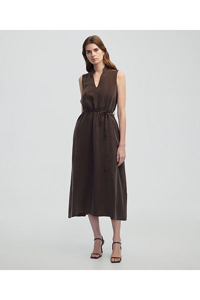 İpekyol Cupro Dress with Belt