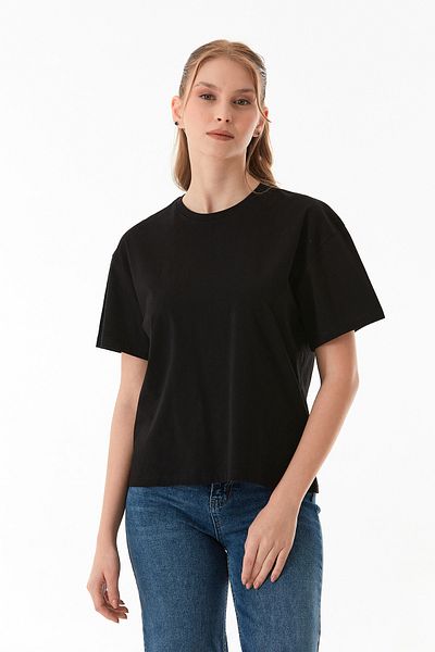 Fulla Moda Basic Crew Neck T-Shirt