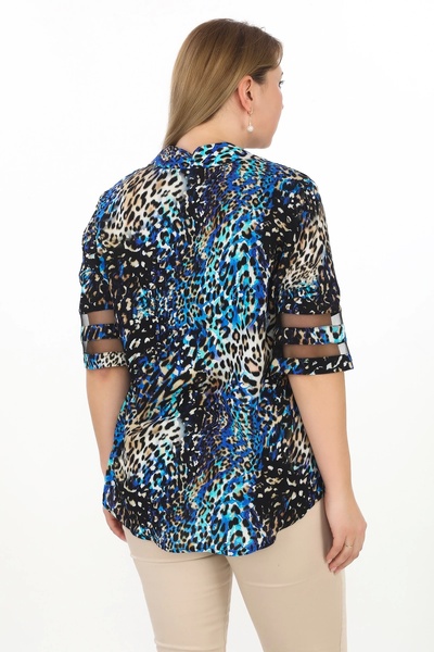 Lady Majestic Γυναικεία μπλούζα 100% βισκόζης Plus Size