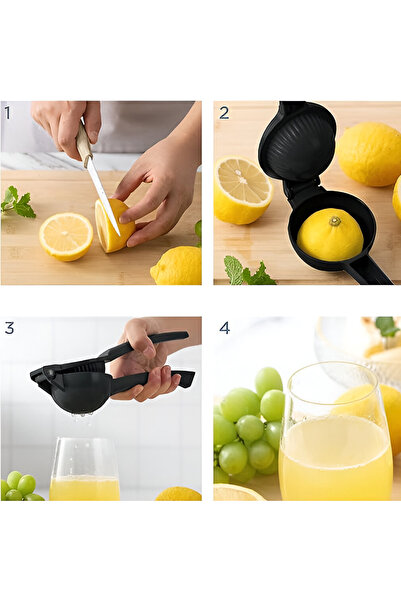 Genrics Stainless steel manual lemon squeezer