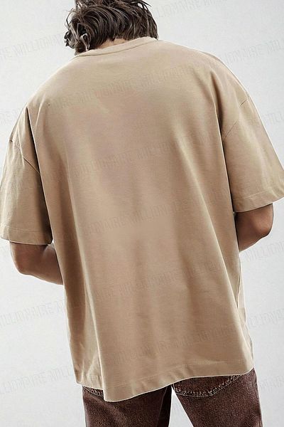Teenage Millionaire Ανδρικό μπλουζάκι Salas με λαιμόκοψη Free Life Camel Crew